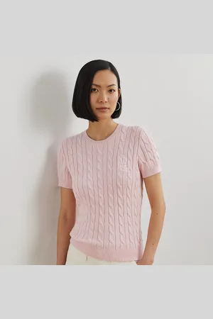 Ralph Lauren Maglia a maniche corte lavorata a trecce