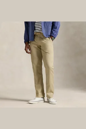 Ralph Lauren Pantaloni in lino e cotone Straight-Fit