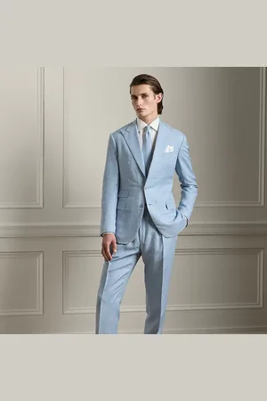 Ralph Lauren Pantaloni Gregory lino seta fatti a mano