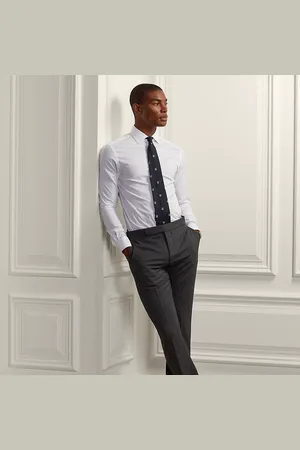 Ralph Lauren Pantaloni Gregory in lana fatti a mano