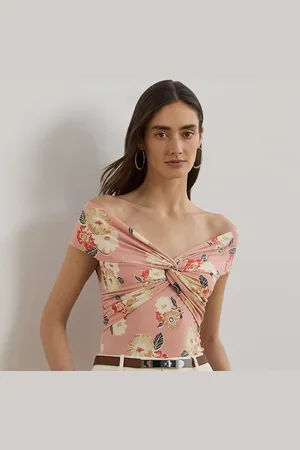 Ralph Lauren Maglia a fiori con dettaglio ritorto