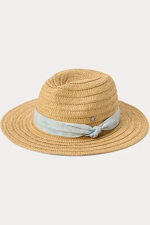 Ralph Lauren Fedora con fascia motivo cashmere