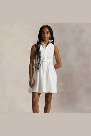 Ralph Lauren Chemisier Oxford in cotone con cintura