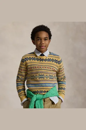 Ralph Lauren Maglia Fair Isle in cotone