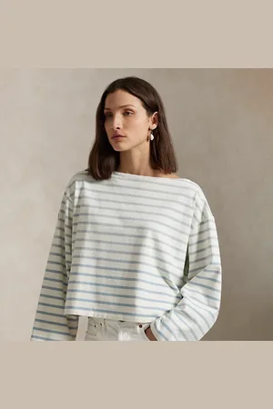 Ralph Lauren Maglietta a righe con scollo a barchetta