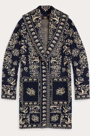 Ralph Lauren Cardigan in jacquard di lana e cotone