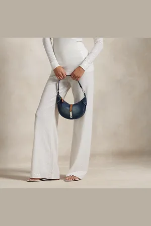 Ralph Lauren Pantaloni a gamba larga con paillettes