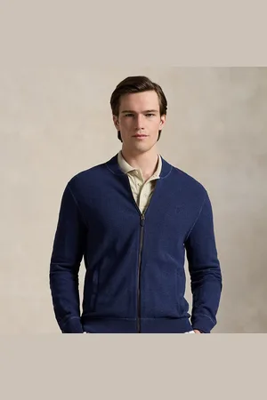 Ralph Lauren Maglia in piqué di cotone con cerniera