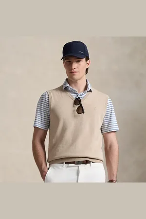 Ralph Lauren Gilet tecnico in maglia di misto cotone
