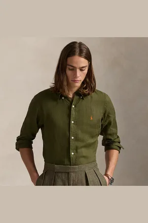 Ralph Lauren Camicia in lino Slim-Fit