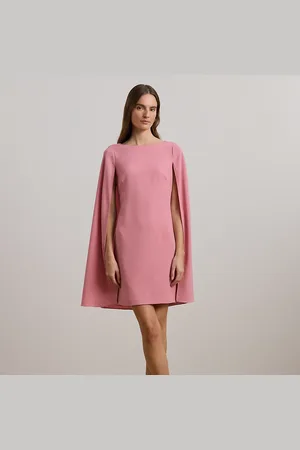 Ralph Lauren Abito in georgette con mantella