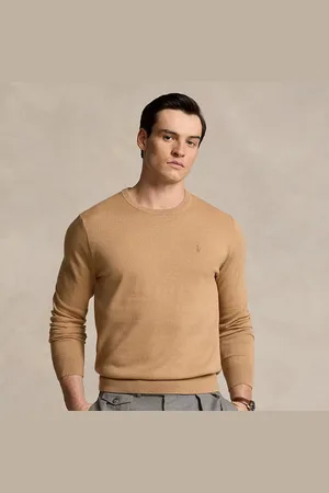 Ralph Lauren Maglia girocollo in cotone e cashmere