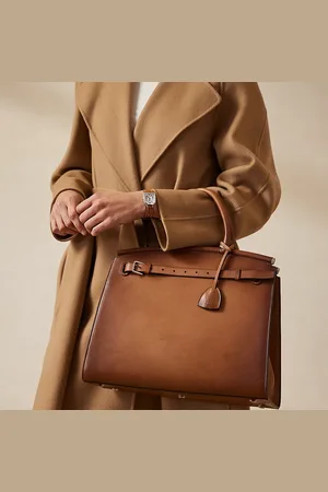 Ralph Lauren Borsa RL50 grande brunita