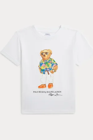 Ralph Lauren Maglietta Polo Bear in jersey