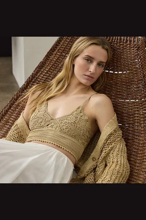 Ralph Lauren Bralette in seta con motivo floreale