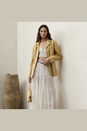 Ralph Lauren Maxigonna Malti in voile ricamata