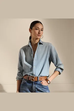 Ralph Lauren Camicia Adrien in denim di cotone