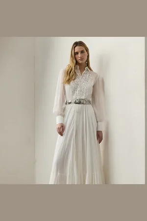 Ralph Lauren Abito Seymour in voile ricamato