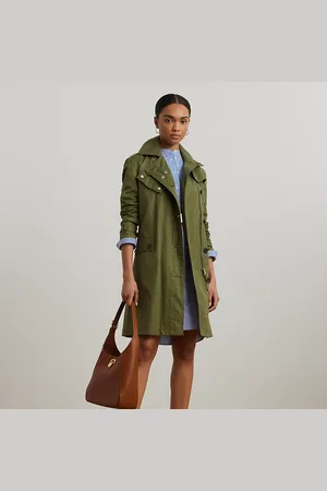 Ralph Lauren Trench in twill di cotone con cintura