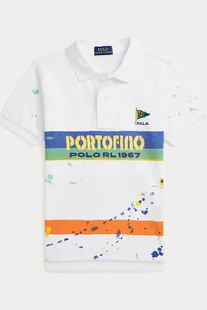 Ralph Lauren Polo in piqué con motivo nautico