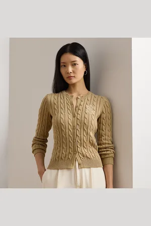 Ralph Lauren Cardigan in cotone a trecce