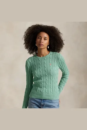 Ralph Lauren Maglia a girocollo in cotone a trecce