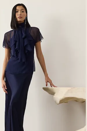Ralph Lauren Gonna Masina in charmeuse