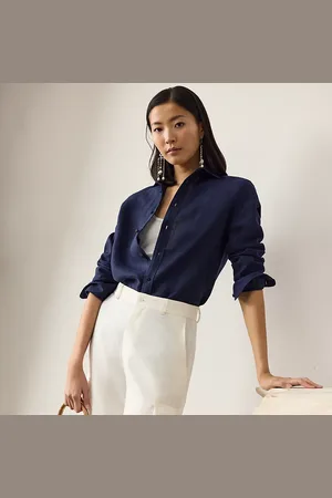 Ralph Lauren Camicia Adrien in lino Relaxed-Fit