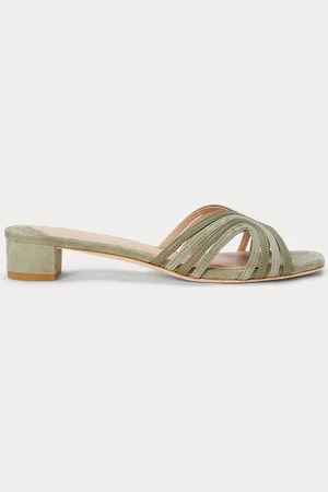 Ralph Lauren Sandali Fay in camoscio e pelle