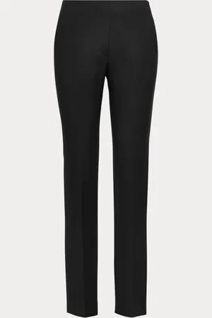 Ralph Lauren Pantaloni Simone in crêpe di lana