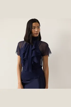 Ralph Lauren Camicetta Etta in chiffon lavato