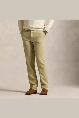 Ralph Lauren Taglie Plus - Pantaloni in lino e cotone Classic-Fit