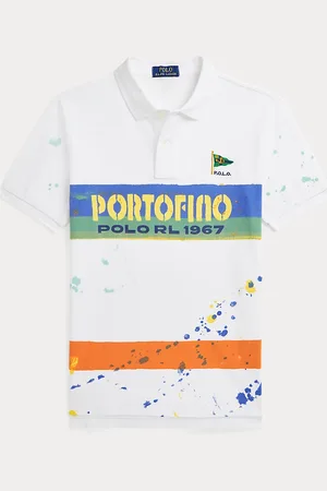Ralph Lauren Polo in piqué di cotone stile nautico