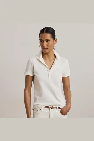 Ralph Lauren Polo in piqué con logo floreale