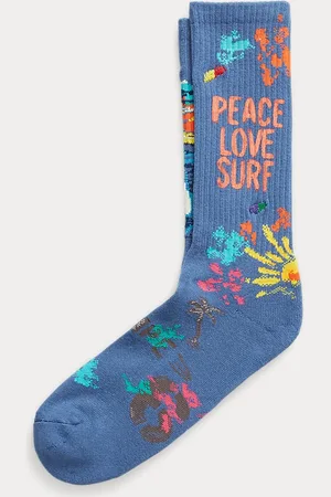 Ralph Lauren Calze sportive Peace Love Surf spaiate