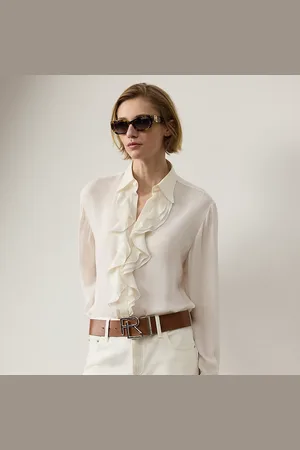 Ralph Lauren Camicia Addison in georgette di seta