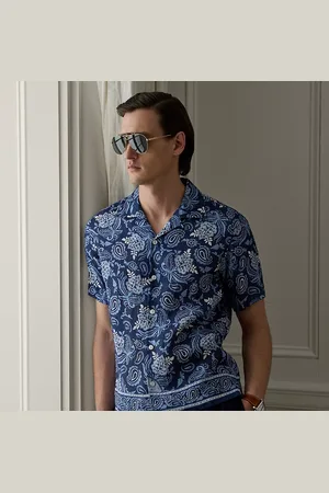 Ralph Lauren Camicia in lino con stampa cashmere