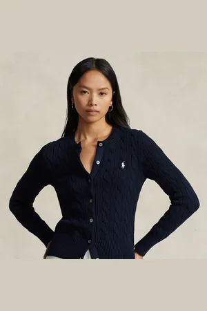 Ralph Lauren Cardigan in cotone a trecce