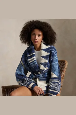 Ralph Lauren Cardigan patchwork avvolgente