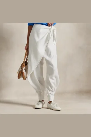 Ralph Lauren Pantaloni a portafoglio in lino