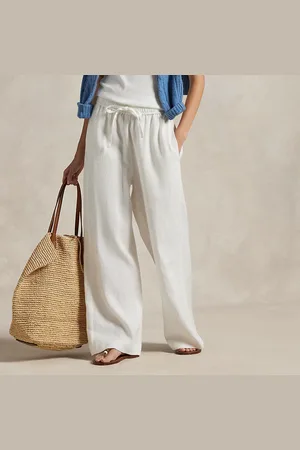 Ralph Lauren Pantaloni a gamba dritta in lino