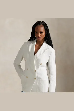 Ralph Lauren Blazer in lino a doppio petto