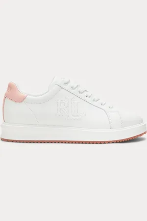 Ralph Lauren Sneaker Ainsley in pelle bicolore