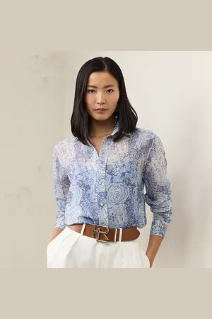 Ralph Lauren Camicia Adrien in garza Relaxed-Fit