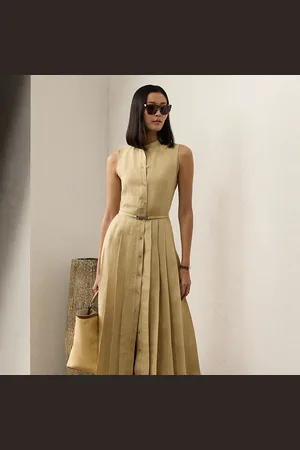 Ralph Lauren Abito Kennedi in lino senza maniche
