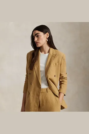 Ralph Lauren Blazer in lino a doppio petto