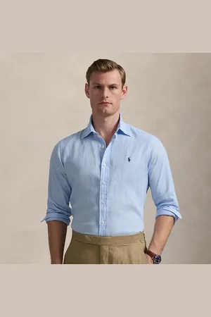 Ralph Lauren Camicia in lino e cotone Custom-Fit