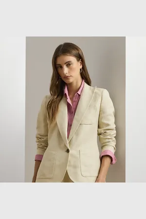 Ralph Lauren Blazer in twill di misto lino