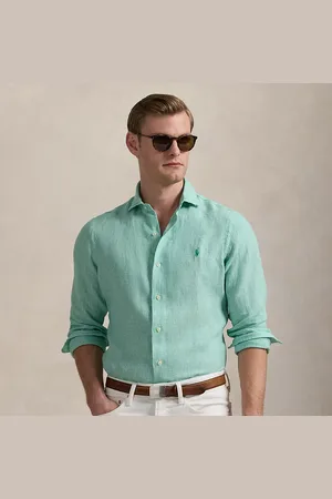 Ralph Lauren Camicia in lino Custom-Fit