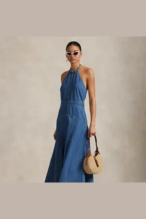 Ralph Lauren Abito halter in denim